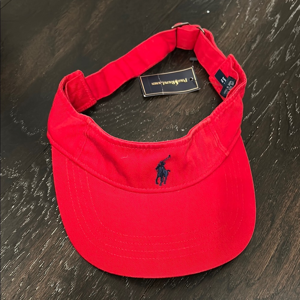 Red Polo Ralph Lauren Visor